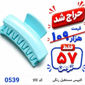 کلیپس مستطیل رنگی 0539